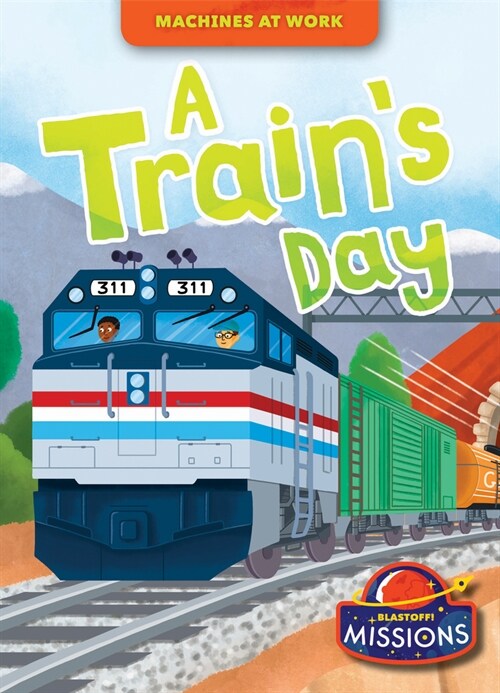 A Trains Day (Library Binding)