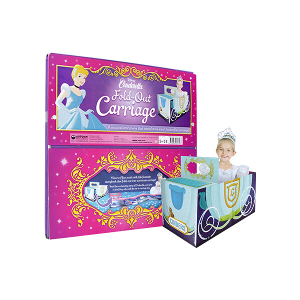 Disney Cindelella Fold Out Carriage - 플레이매트 보드북