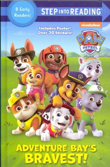 Paw Patrol Adventure Bays Bravest! : Step into Reading(6 Books in 1)Level 1 & 2 (Hardcover)
