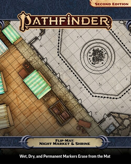 Pathfinder Flip-Mat: Night Market & Shrine (P2) (Paperback)