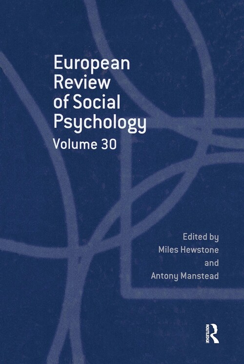 European Review of Social Psychology: Volume 30 (Paperback, 1)