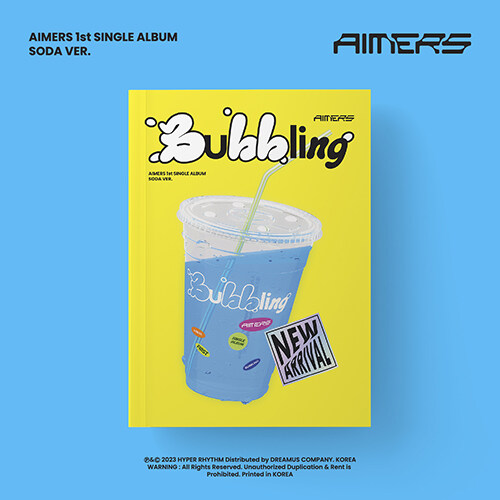 [중고] 에이머스 - 싱글 1집 Bubbling [SODA Ver.]