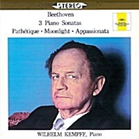 [수입] Wilhelm Kempff - 베토벤: 피아노 소나타 8 비창, 14 월광, 23번 열정 (Beethoven: Piano Sonata No.8 Pathetique, 14 Moonlight & 23 Appassionata) (Ltd. Ed)(SHM-