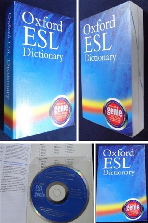 [중고] The Oxford Esl Dictionary (Paperback, CD-ROM)