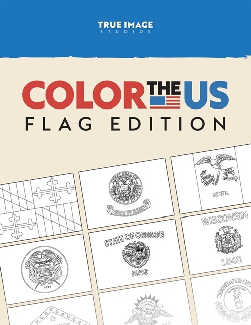 Color the US: Flag Edition (Paperback)