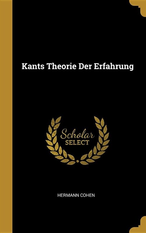 Kants Theorie Der Erfahrung (Hardcover)