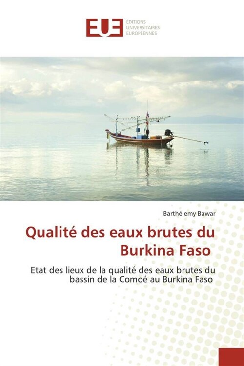 Qualit?des eaux brutes du Burkina Faso (Paperback)