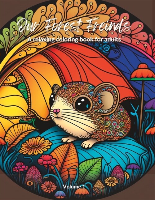 Our Forest Friends: A relaxing coloring book for adults - Volume 1 (Paperback)