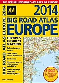 Aa Big Road Atlas Europe (Paperback)