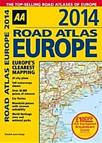 Road Atlas Europe 2014 (Hardcover, 14)