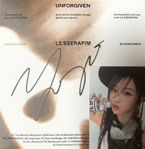 [중고] 르세라핌 - 1st Studio Album ‘UNFORGIVEN‘ (COMPACT ver.) [커버 5종 중 랜덤 발송]