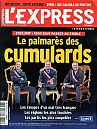 Le Express International (주간 프랑스판): 2013년 09월 11일