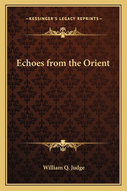 Echoes from the Orient (Paperback)