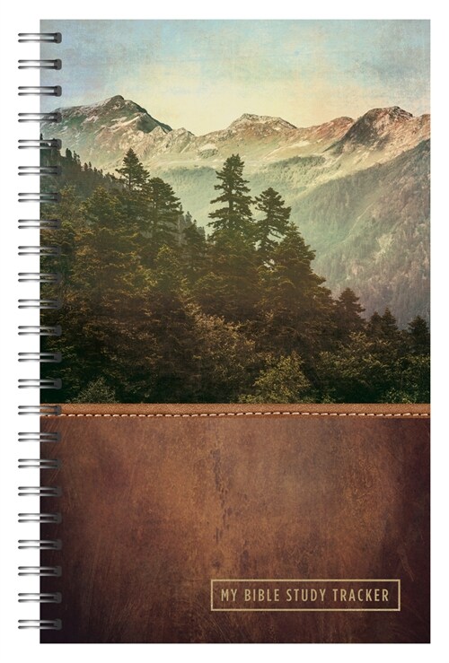 My Bible Study Tracker [Leather Forest] (Spiral)