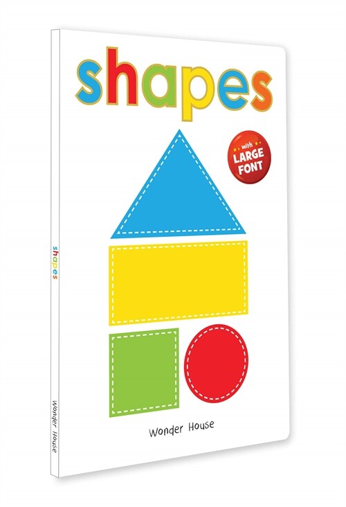 Shapes: Early Learning Board Book with Large Font (Board Books)