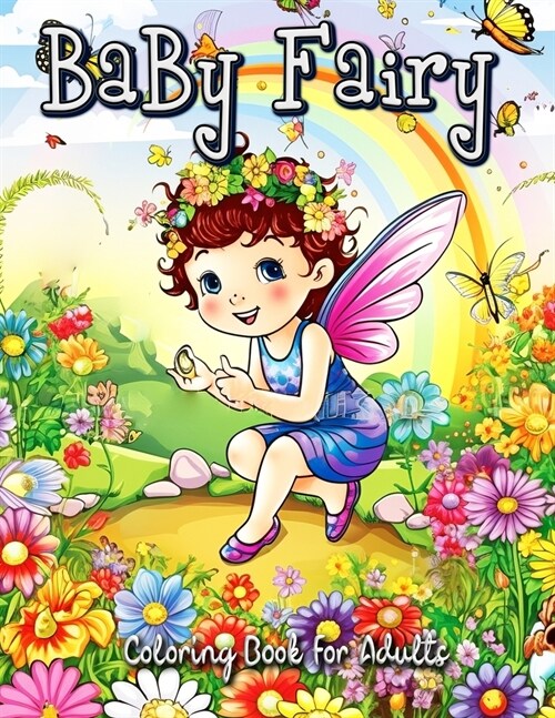 Baby Fairy Coloring Book for Adults: Relax and Unwind with Adorable Fairy Babies (Paperback)
