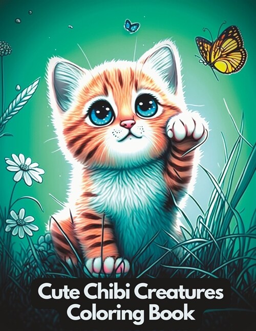 Cute Chibi Creatures Coloring Book: Playful Collection of Adorable Characters to Color (Paperback)