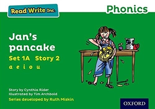 Read Write Inc. Phonics: Jans pancake (Green Set 1A Storybook 2) (Paperback)
