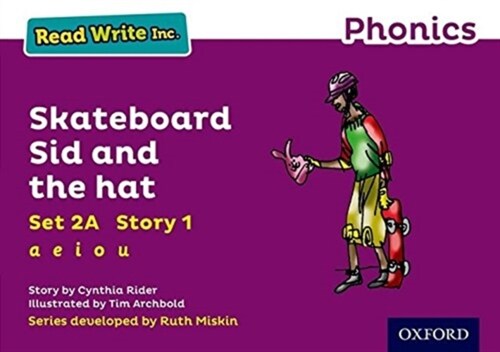 Read Write Inc. Phonics: Skateboard Sid and the hat (Purple Set 2A Storybook 1) (Paperback)