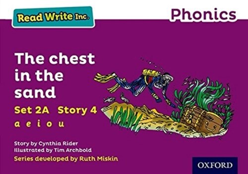 Read Write Inc. Phonics: The chest in the sand (Purple Set 2A Storybook 4) (Paperback)