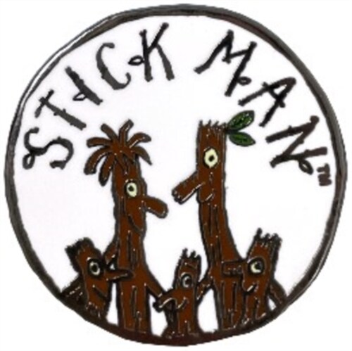Stick Man Logo Pin Badge (Other)