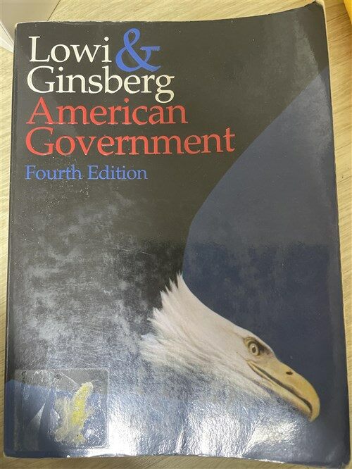 [중고] American Government: Freedom and Power (Paperback, 4 Sub)