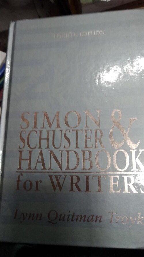 [중고] Simon & Schuster Handbook for Writers W/Ibk (Paperback, 7)