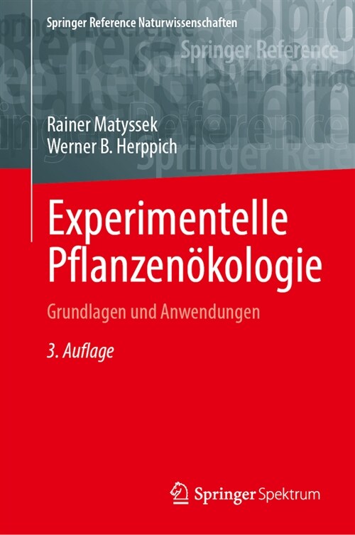 Experimentelle Pflanzen?ologie: Grundlagen Und Anwendungen (Hardcover, 3, 3. Aufl. 2024)