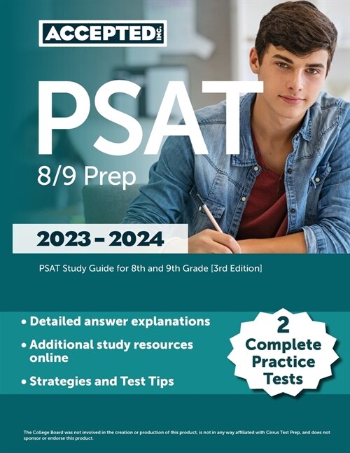 PSAT 8/9 Prep 2023-2024: 2 Complete Practice Tests, PSAT Study Guide for 8th and 9th Grade [3rd Edition] (Paperback)