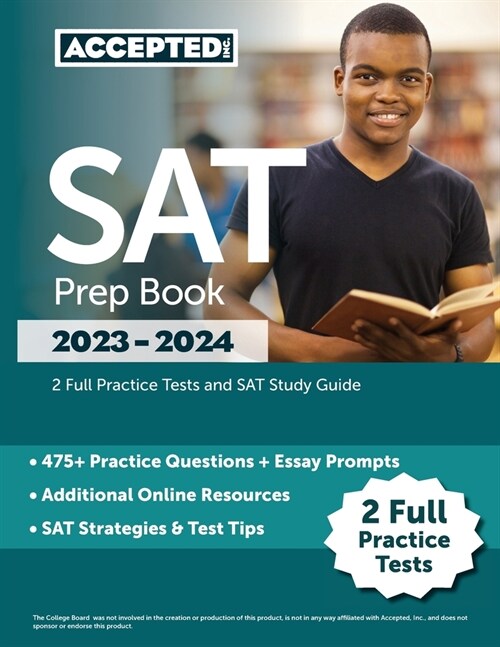 SAT Prep Book 2023-2024: 2 Full Practice Tests and SAT Study Guide (Paperback)