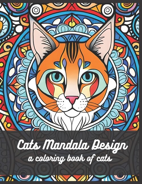 cats mandala coloring book: coloring book of cats (Paperback)