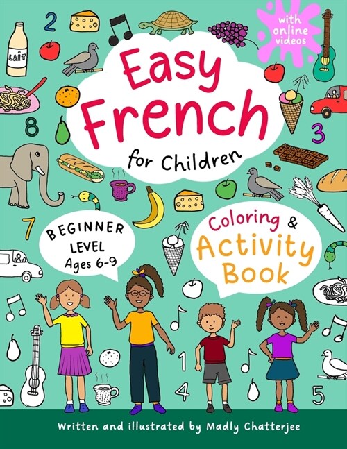 Easy French for Children - Coloring & Activity Book (Paperback)