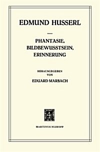 Phantasie, Bildbewusstsein, Erinnerung: Zur Ph?omenologie Der Anschaulichen Vergegenw?tigungen Texte Aus Dem Nachlass (1898-1925) (Paperback, Softcover Repri)