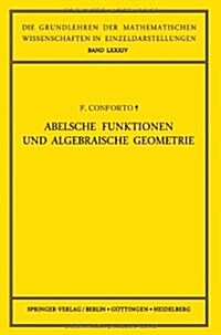 Abelsche Funktionen Und Algebraische Geometrie (Paperback)