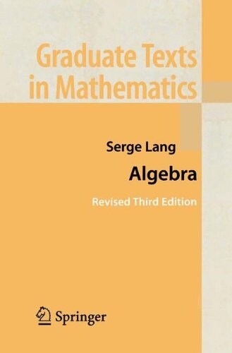 Algebra (Paperback, 3rd, 2 Volumes)