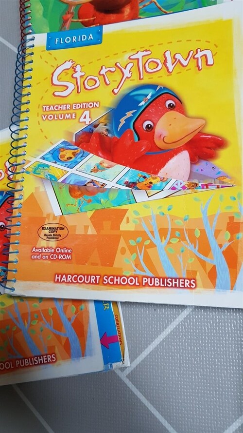 [중고] Storytown Teacher‘s Edition Kindergarten Volume 1 Harcourt (Spiral-bound)