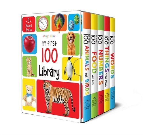 My First 100 Library: Boxset of 5 Early Learning Board Books (Board Books)