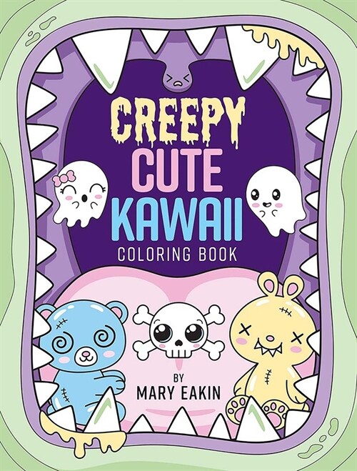 Creepy Cute Kawaii Coloring Book (Paperback)
