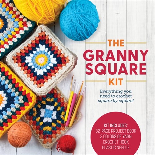 The Granny Square Kit : Everything You Need to Crochet Square by Square! (Kit)