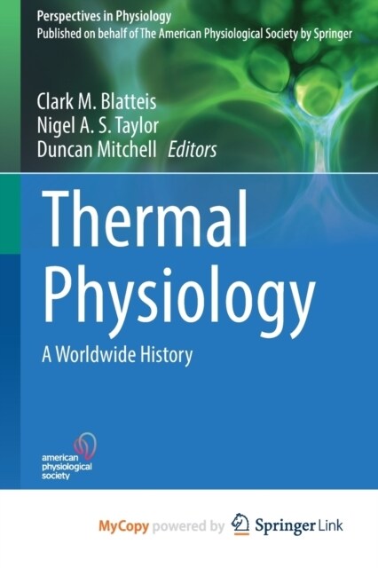 Thermal Physiology : A Worldwide History (Paperback)