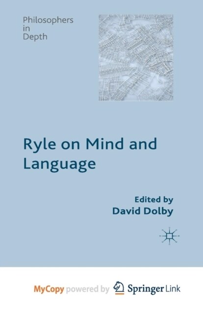 Ryle on Mind and Language (Paperback)