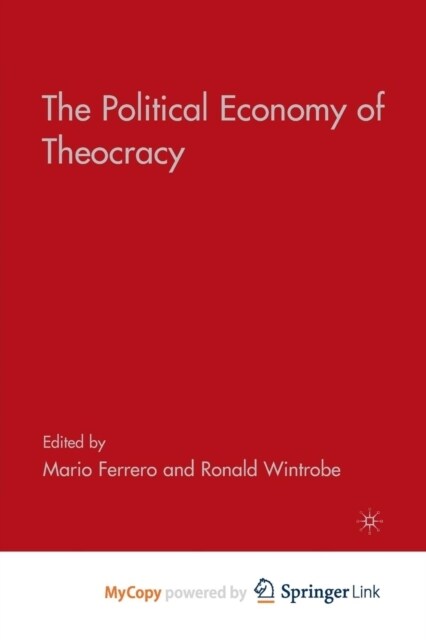 The Political Economy of Theocracy (Paperback)