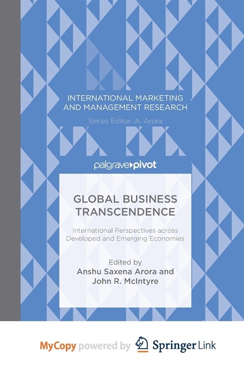 Global Business Transcendence : International Perspectives Across Developed and Emerging Economies (Paperback)