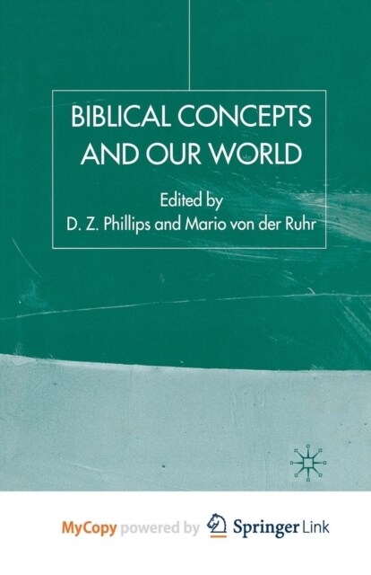 Biblical Concepts and our World (Paperback)