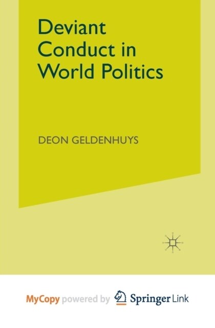 Deviant Conduct in World Politics (Paperback)