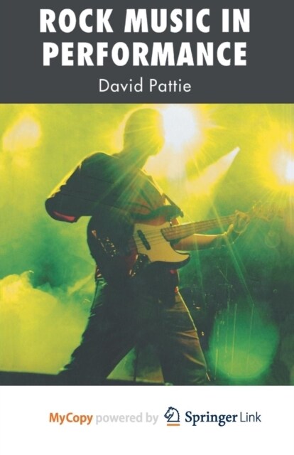 Rock Music in Performance (Paperback)