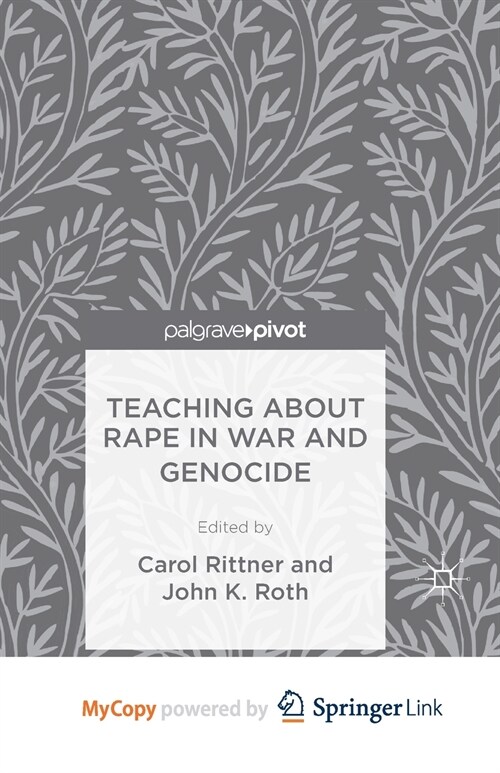 Teaching About Rape in War and Genocide (Paperback)
