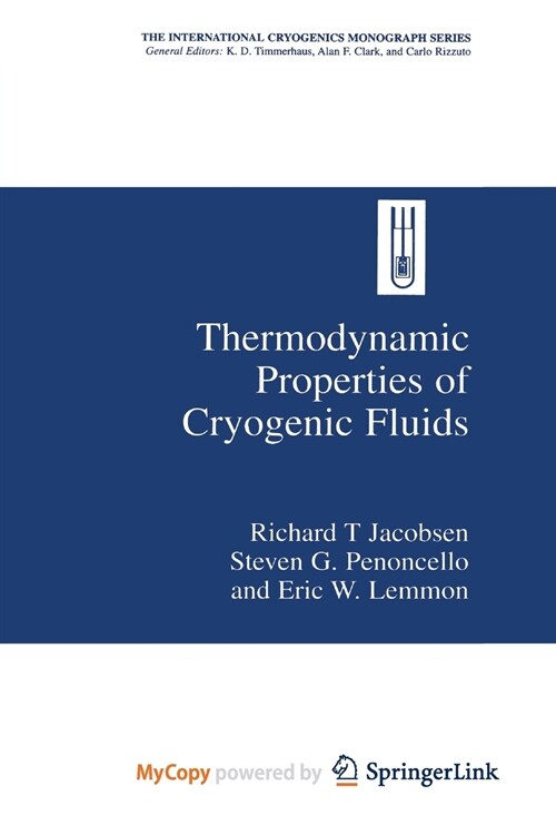 Thermodynamic Properties of Cryogenic Fluids (Paperback)