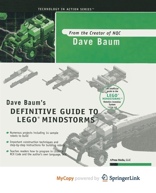 Dave Baums Definitive Guide to LEGO MINDSTORMS (Paperback)