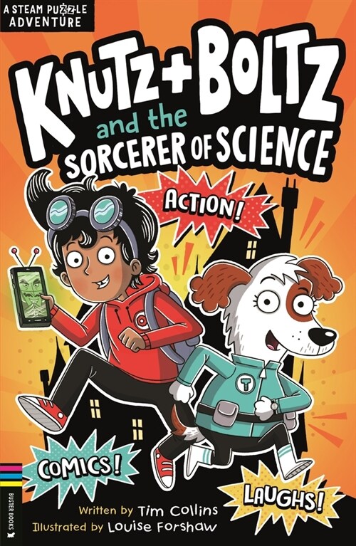 Knutz and Boltz and the Sorcerer of Science : A STEAM Puzzle Adventure (Paperback)